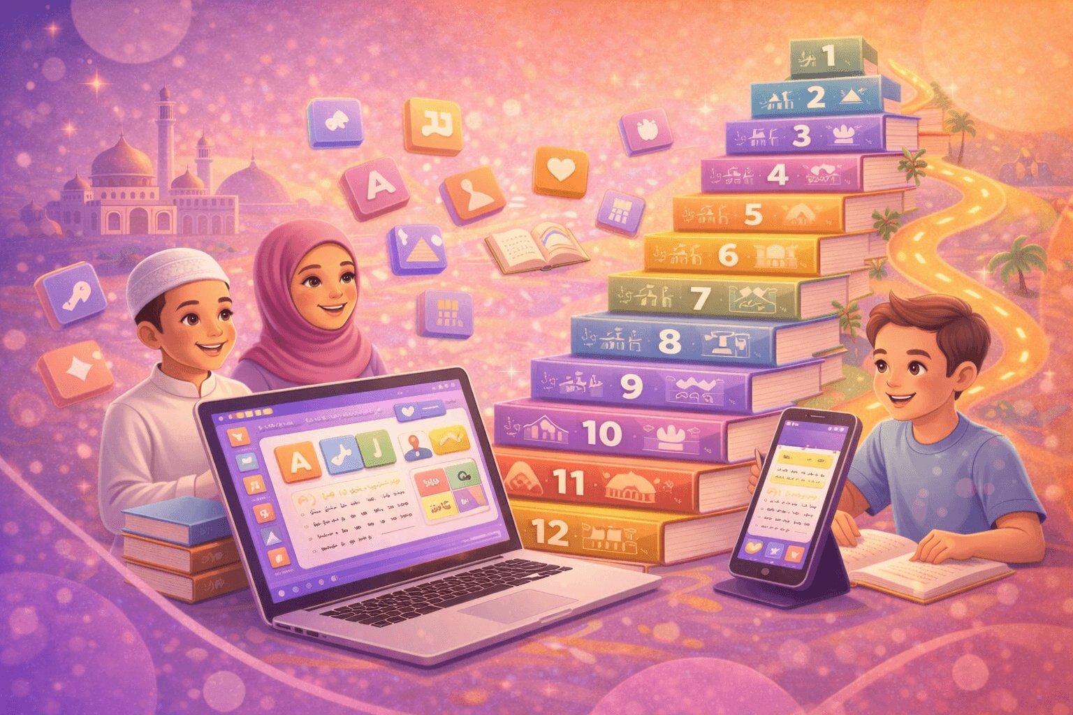 Arabic Language Books – 12 Learning Levels
